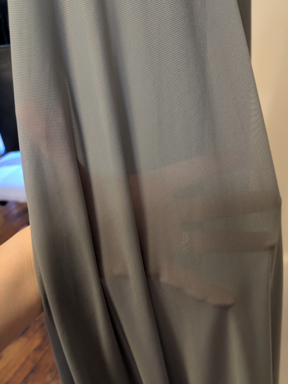 Dollskill Darker Wavs Pitch Mesh Midi Dress - Gray - Picture 2 of 7